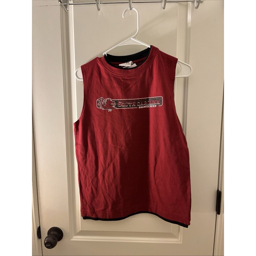 South Carolina Gamecocks Boys Graphic Muscle Shirt Tank Top Shirt Size 14/16